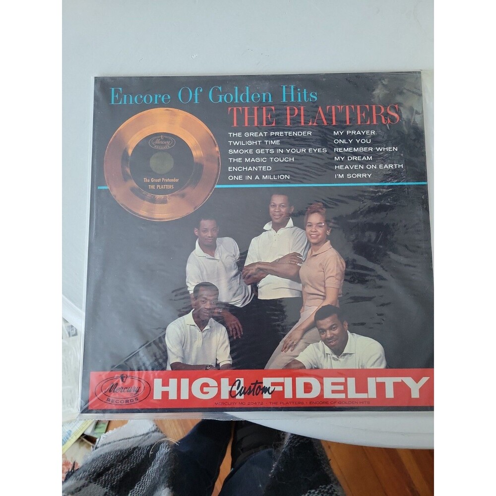THE PLATTERS -  Encore of Golden Hits - Vinyl LP-  MG 20472 MONO Vintage Record